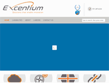 Tablet Screenshot of excentium.com